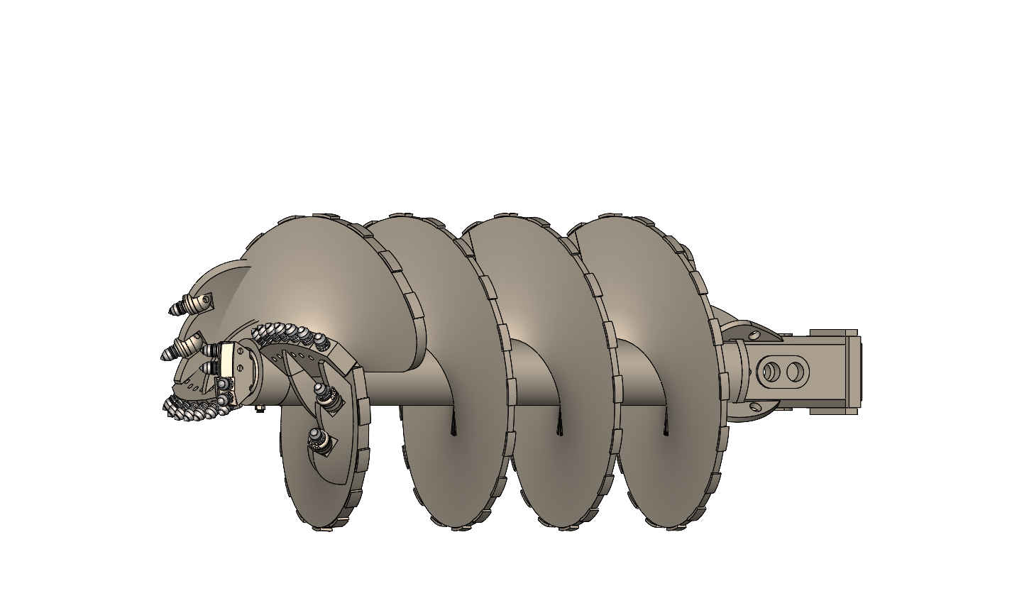 DOUBLE CUT ROCK AUGER