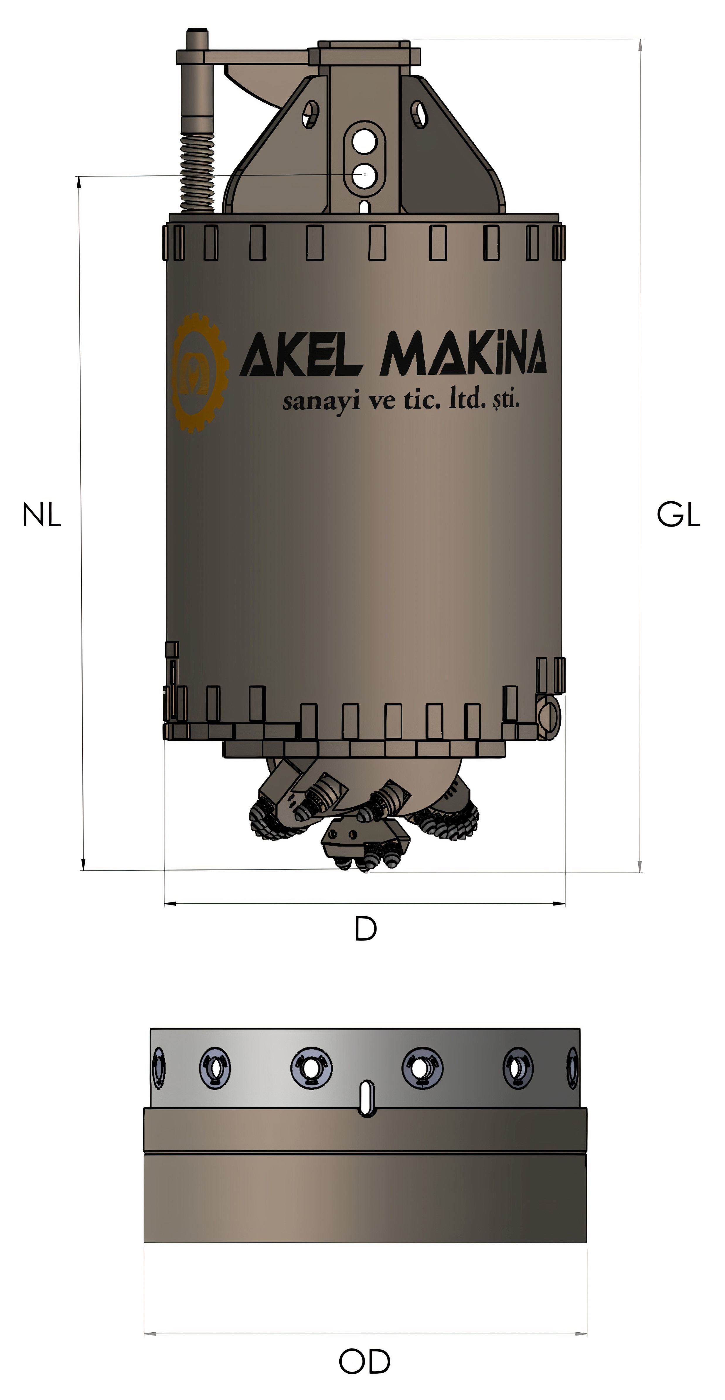 DOUBLE CUT ROCK BUCKET