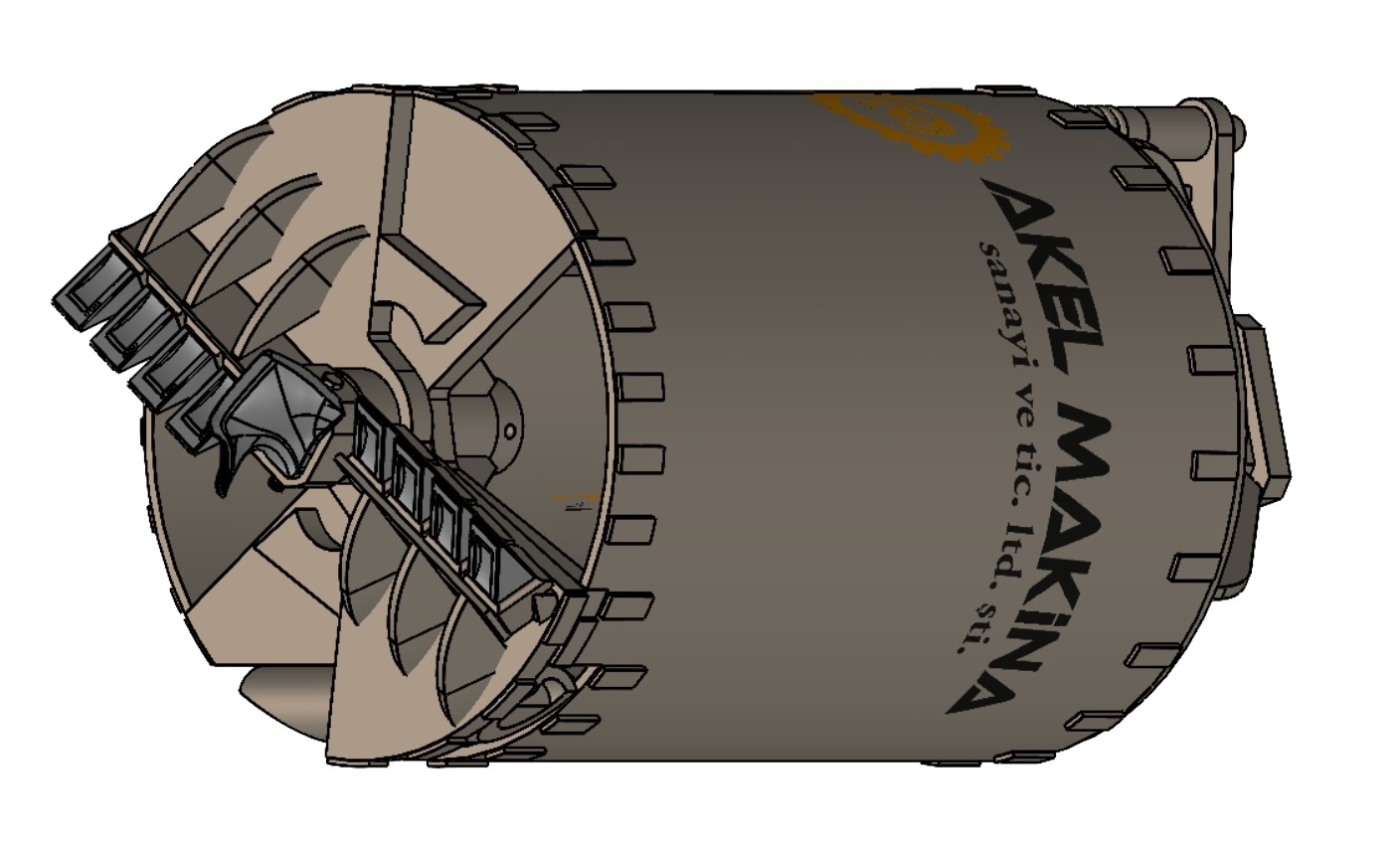 DOUBLE CUT SOIL BUCKET