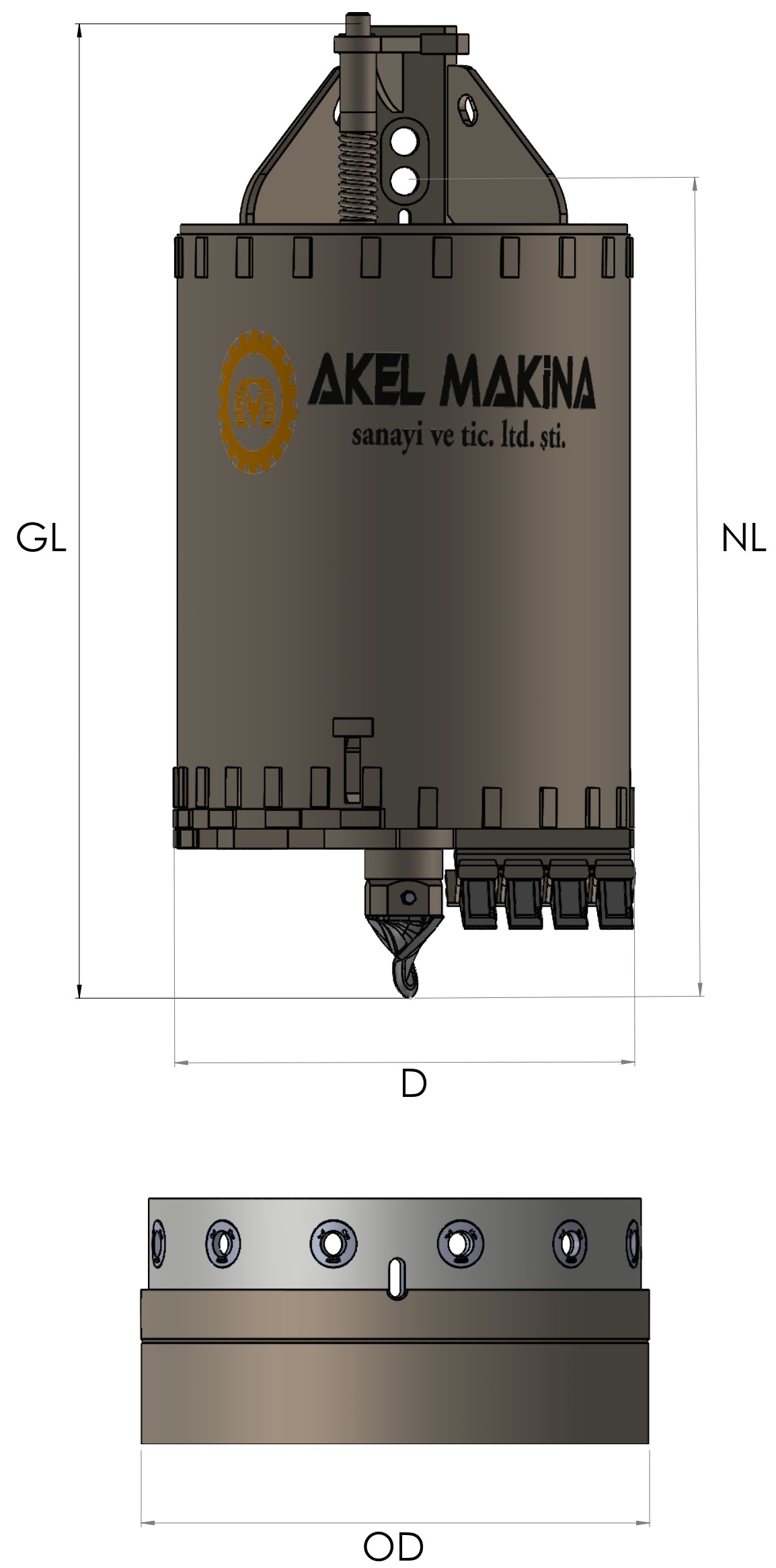 SINGLE CUT SOIL BUCKET